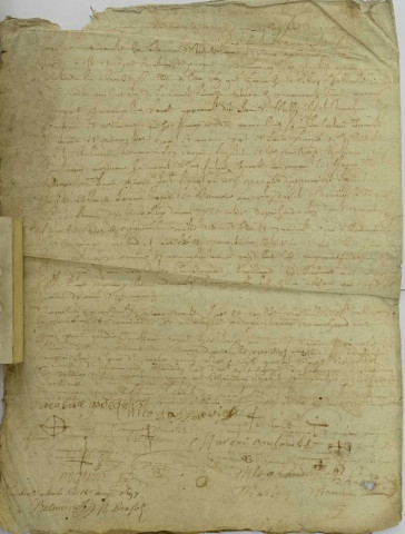 Etude de Me Jacques Godquin à Ault. Minutes des années 1650-1651