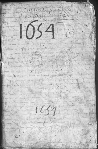 Etude de Me Jean Daiz à Amiens (étude n°22). Minutes de l'année 1654