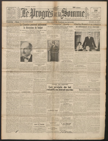 Le Progrès de la Somme, numéro 20170, 28 novembre 1934
