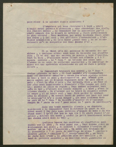 Témoignage de Anonyme 44 et correspondance avec Jacques Péricard