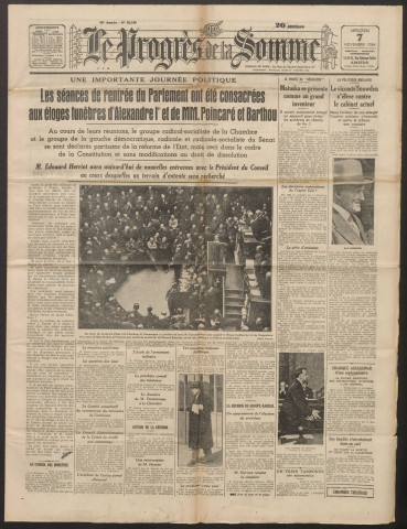 Le Progrès de la Somme, numéro 20149, 7 novembre 1934