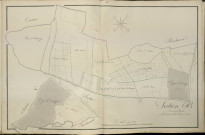 Plan du cadastre napoléonien - Atlas cantonal - Beaucourt-sur-L'hallue (Beaucourt) : Mont Dromel (Le), B