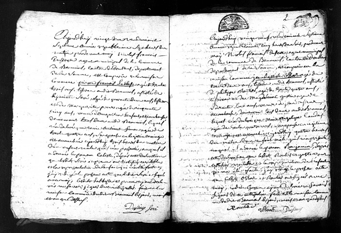 Beauval (Saint-Nicolas) : naissances, mariages, décès