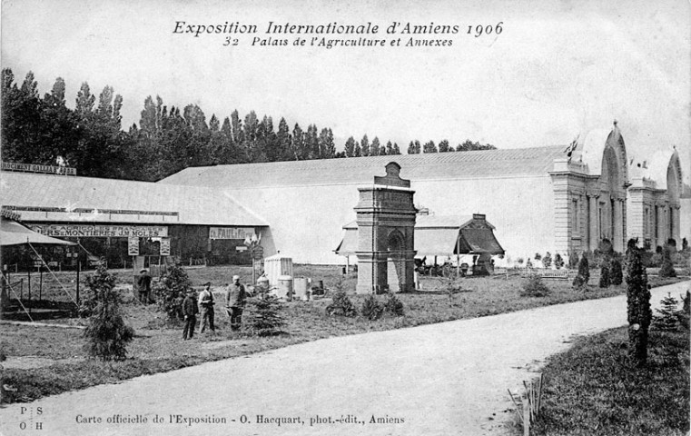 Exposition Internationale d'Amiens 1906. Palais de l'Agriculture et Annexes