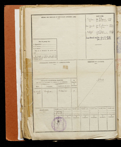 Pamart, Henri Auguste, né le 26 décembre 1897 à Bosquel (Somme), classe 1917, matricule n° 43, Bureau de recrutement d'Amiens
