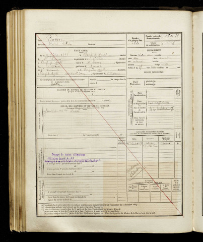 Bacon, Robert Olivier, né le 25 juillet 1898 à Flavy-le-Martel (Aisne), classe 1918, matricule n° 1720, Bureau de recrutement d'Amiens