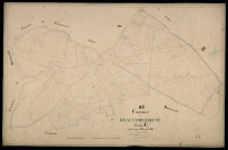 Plan du cadastre napoléonien - Beaucamps-le-Jeune (Beaucamp-le-Jeune) : Chemin de Paris à la Mer (Le), C