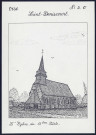 Saint-Deniscourt (Oise) : l'église du XVIe siècle - (Reproduction interdite sans autorisation - © Claude Piette)