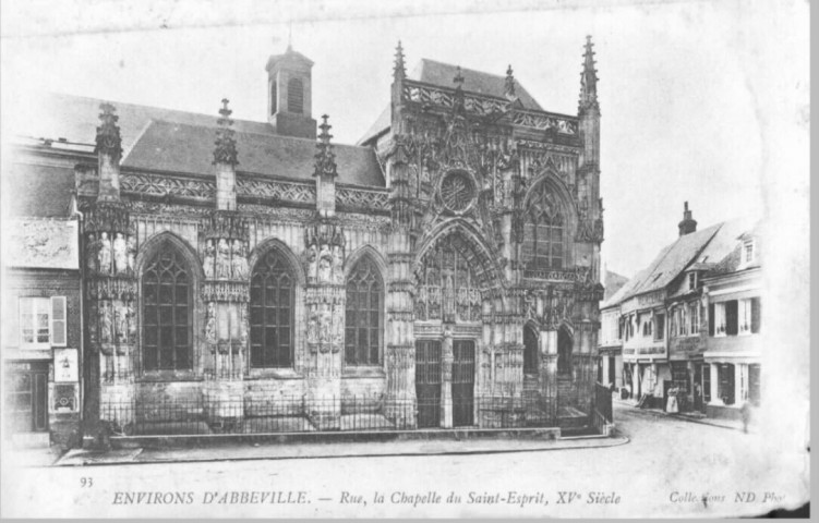 Rue, la chapelle du Saint-Esprit, XVe siècle