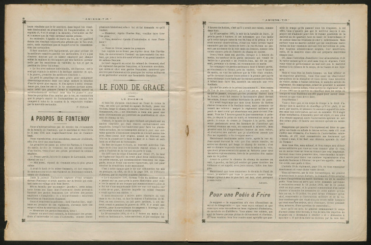 Amiens-tir, organe officiel de l'amicale des anciens sous-officiers, caporaux et soldats d'Amiens, numéro 9 (septembre 1909)