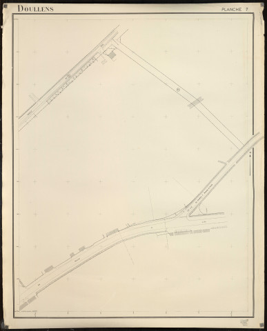 Plan du cadastre rénové - Doullens : section P7