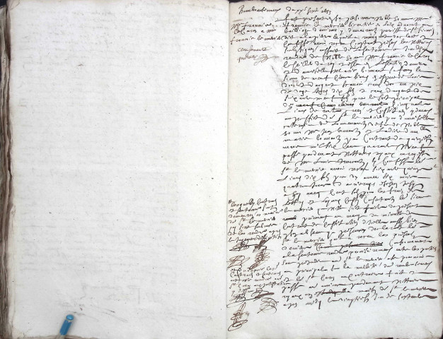 Etude de Me Antoine Limeu à Amiens (étude n°6). Minutes de l'année 1653