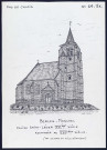 Berles-Monchel (Pas-de-Calais) : église Saint-Léger - (Reproduction interdite sans autorisation - © Claude Piette)