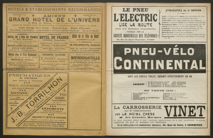 Automobile-club de Picardie et de l'Aisne. Revue mensuelle, 7e année, janvier 1911