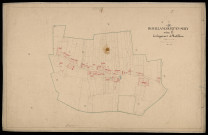 Plan du cadastre napoléonien - Bouillancourt-en-Sery : Hameau de Watteblerie (Le), E (développement du hameau de Watteblerie)