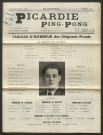 Picardie Ping-Pong. Bulletin mensuel de l'Alfred-Club Abbevillois, numéro 2 - 1ère année
