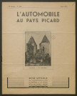 L'Automobile au Pays Picard. Revue officielle de l'Automobile-Club de Picardie et de l'Aisne, 366, avril 1951