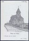 Roye-sur-Matz (Oise) : église vue du chevêt est - (Reproduction interdite sans autorisation - © Claude Piette)