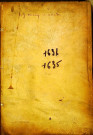 Etude de Me Martin Caron à Amiens (étude n°4). Minutes des années 1634-1635