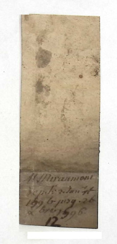 Etude de Me Martin Miraulmont à Amiens (étude n°21). Minutes de l'année 1596