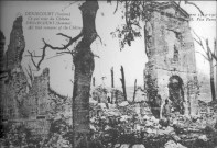 La guerre 1914-1917 - Ce qui reste du Château - All that remains of the Château