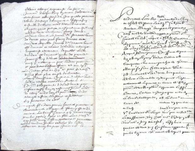 Etude de Me Augustin Perdu à Amiens (étude n°26). Minutes de l'année 1673