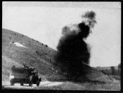 Bataille de France. Combats entre Longpré-les-Corps-Saints et Condé-Folie : la voiture de Rommel essuye les tirs de l'artillerie française