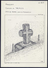 Rogeant (commune de Toeufles) : croix de pierre - (Reproduction interdite sans autorisation - © Claude Piette)