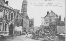 Guerre de 1914 - Ruines près de l'église - Ruines near of the church