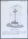 Berck (Pas-de-Calais) : calvaire dit « du bon Chasseur » ou « calvaire Fontaine » dit « Ch. Milord » érigé en 1858 - (Reproduction interdite sans autorisation - © Claude Piette)