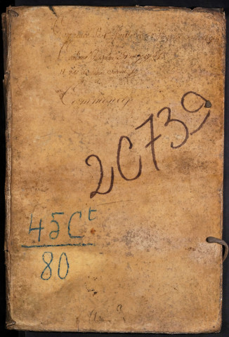 Tables des vendeurs du bureau d’Amiens pour la période 1758-1765