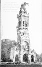 La Basilique d'Albert après la guerre de 1914