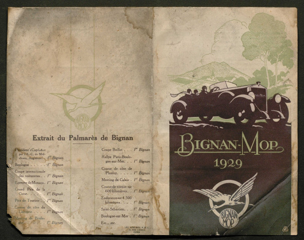 Publicités automobiles : Bignan