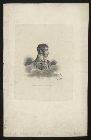 Portrait de Jean-Charles-Julien Luce de Lancival
