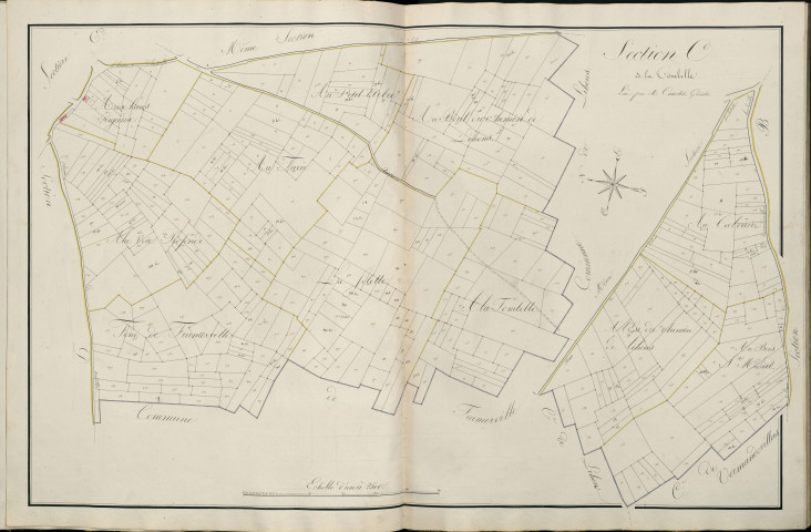 Plan du cadastre napoléonien - Atlas cantonal - Herleville : Tombelle (La), C
