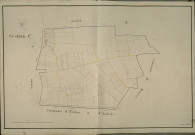 Plan du cadastre napoléonien - Parvillers-le-Quesnoy (Quesnoy (Le)) : C