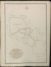 Plan du cadastre napoléonien - Atlas cantonal - Framerville-Rainecourt (Frameville) : tableau d'assemblage