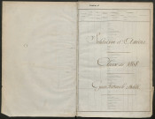 Amiens : liste des hommes de la garde nationale mobile de la classe 1868