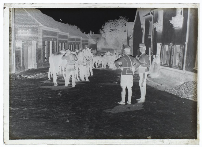 Manoeuvres du 11 juin 1904 - chasseurs à cheval à L'Etoile