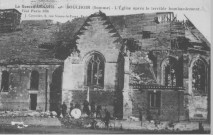La guerre 1914-1915 - L'église après le terrible bombardement
