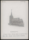 Courcelette : église de Saint-Ultan - (Reproduction interdite sans autorisation - © Claude Piette)
