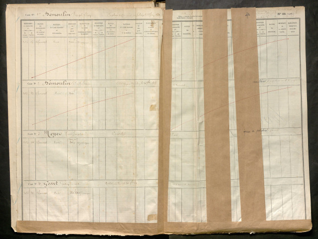 Répertoire des formalités hypothécaires, du 23/01/1908 au 22/07/1908, registre n° 353 (Péronne)