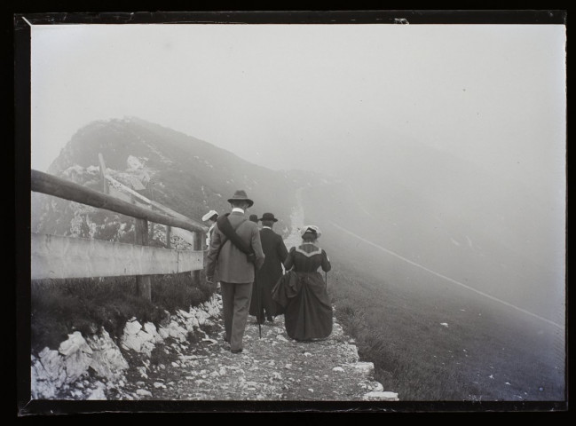 Rochers de Naye la montée - juillet 1903