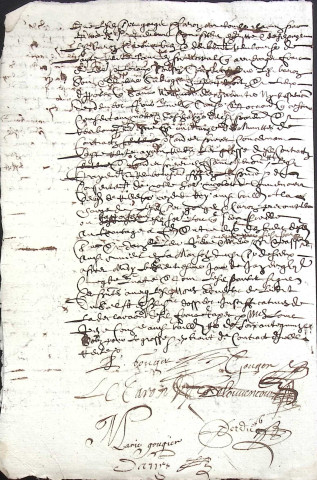 Etude de Me Antoine Perdu à Amiens (étude n°26). Minutes de l'année 1654