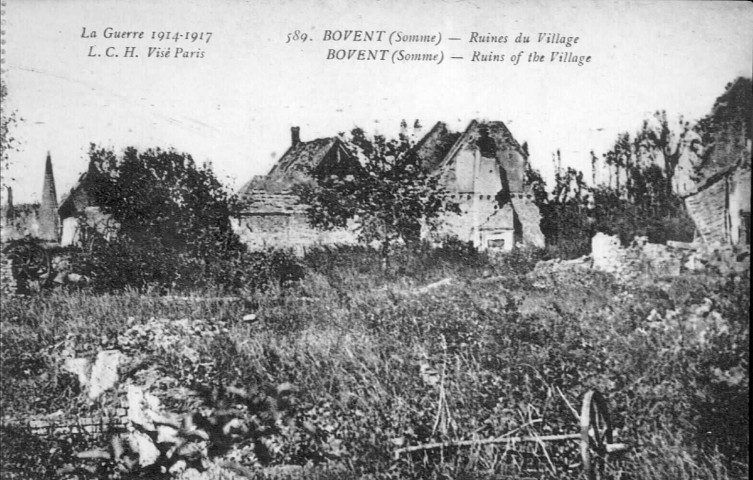 La guerre 1914-1917 - Ruines du village - Ruins of the village