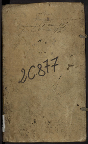 Centième denier du bureau de Chaulnes pour la période du 17 mars 1750 au 2 mai 1753