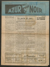 Azur et Noir. Bulletin officiel de l'A.A.C n° 1