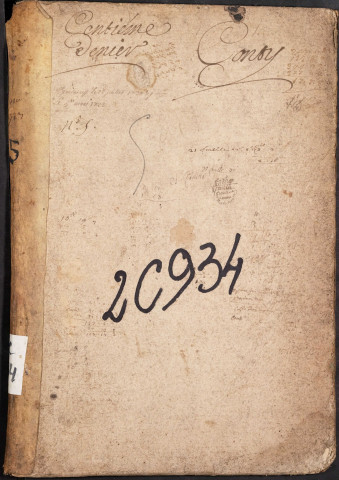 Centième denier du bureau de Conty pour la période du 12 juillet 1720 au 4 mars 1723