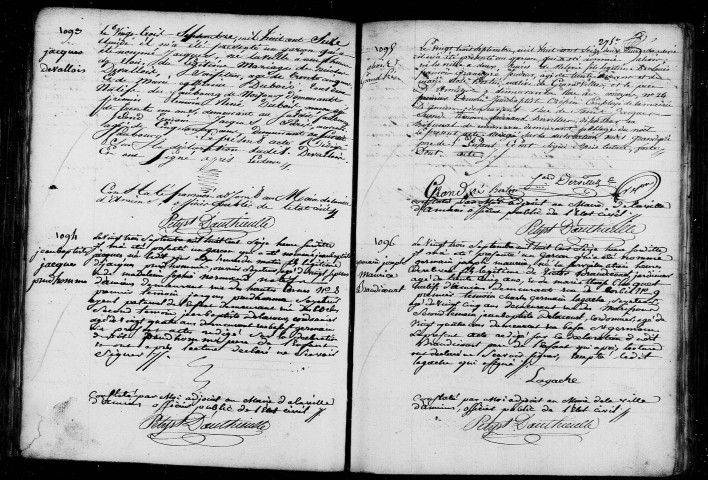 Amiens : naissances (1816)