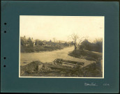 Assevillers (Somme). Le village ruinés par les combats